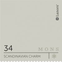 Краска Lanors Mons Цвет Scandinavian Charm 34 Скандинвское Очарование Interior 0,2 Л