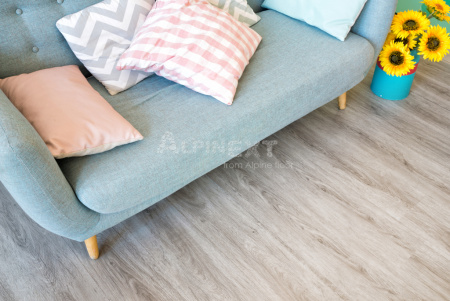 Виниловый пол Alpine Floor клеевой Ultra ЕСО 5-15 Дуб Кофейный