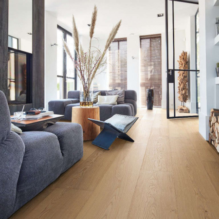 Паркетная доска Meister HD 400 Lindura Дуб натур алебастровый лак 8734 Natural alabaster oak фото 2