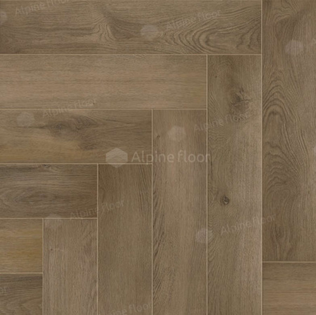 Кварц виниловый ламинат SPC Alpine Floor Parquet Premium ABA ECO 19-7 Дуб насыщенный