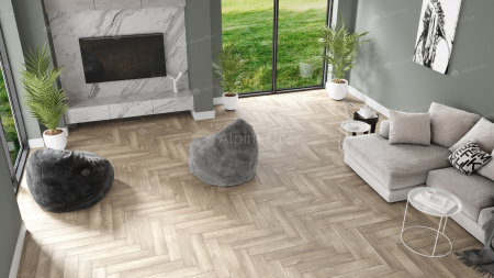 SPC ламинат Alpine Floor Parquet Light ECO 13-5 Дуб Натуральный Отбеленный фото 3
