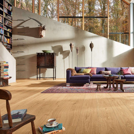 Паркетная доска Meister HD 400 Lindura Дуб натур чистый масло 8743 Pure natural oak фото 2