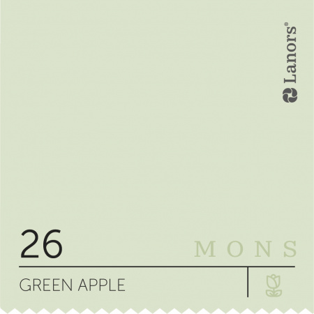 Краска Lanors Mons цвет Green apple 26 Зеленое яблоко