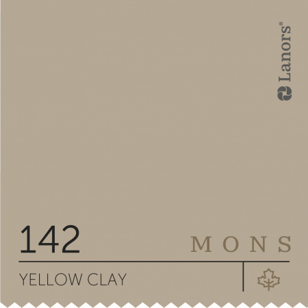 Краска Lanors Mons цвет Yellow clay 142 Желтая глина