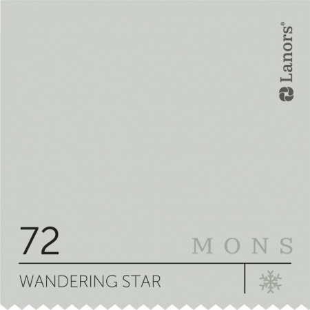 Краска Lanors Mons Цвет Wandering Star 72 Блуждающая Звезда Satin 2,5 Л
