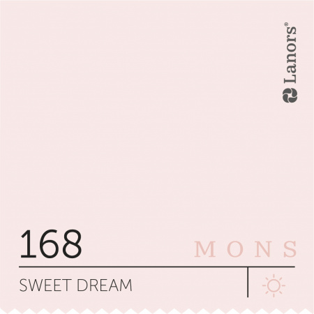 Краска Lanors Mons Цвет Sweet Dream 168 Сладкий Сон Interior 2,5 Л