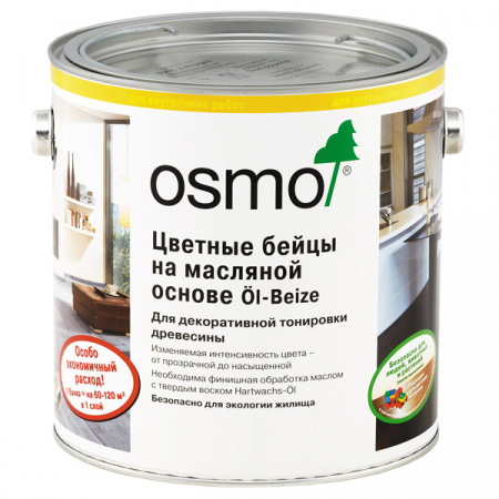 Цветная бейц морилка на масляной основе для дерева Osmo Ol-Beize 3516 ятоба