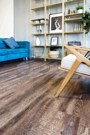 Виниловый пол Alpine Floor клеевой Easy Line ЕСО 3-7 Дуб Миндаль фото 2
