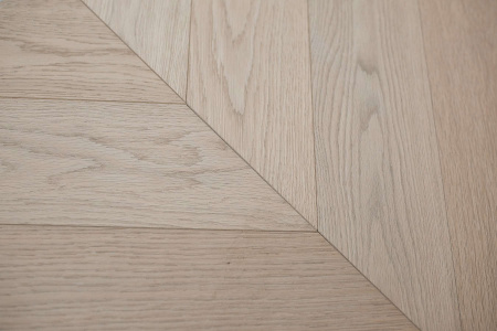 Инженерная доска HM Flooring Французская елка Дуб White фото 2