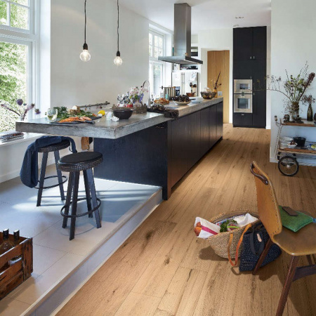 Паркетная доска Meister HD 400 Lindura Дуб рустик лак 8520 Rustic oak фото 2