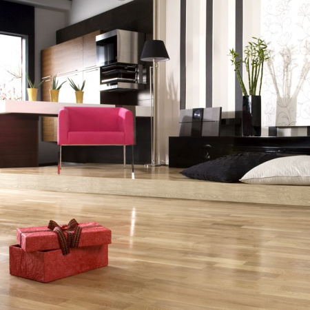 Паркетная доска Tarkett Salsa Дуб Робуст белый браш Oak Robust White BR фото 2