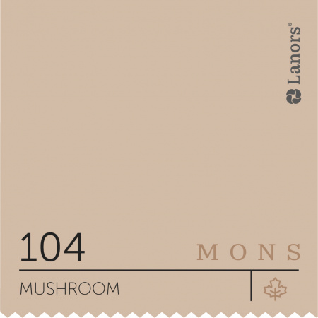 Краска Lanors Mons Цвет Mushroom 104 Гриб Eggshell 2,5 Л