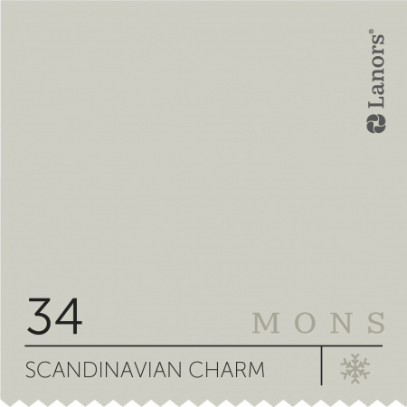 Краска Lanors Mons Цвет Scandinavian Charm 34 Скандинвское Очарование Interior 2,5 Л