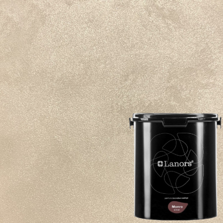 Штукатурка декоративная Lanors Monro Silver MS_000 цвет базы 3 кг