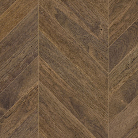 Паркетная доска ESTA Parket Chevron орех Walnut AB Extra Matt французская елка