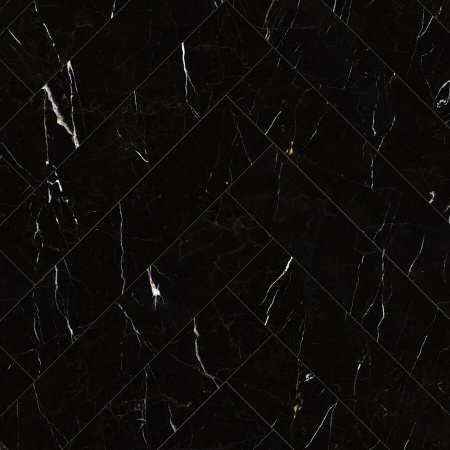 Виниловый ламинат LVT Invictus Maximus Herringbone Dryback Black Marble Noir 98