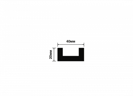 Молдинг Hiwood LB40 фото 2