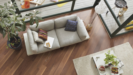 Паркетная доска Meister PS 300 Residence Орех американский лайвли лак 8044 American Walnut Lively фото 2