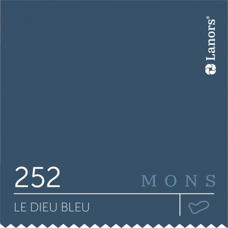 Краска Lanors Mons цвет Le dieu bleu 252 Синий бог