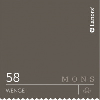 Краска Lanors Mons Цвет Wenge 58 Венге Interior 0,2 Л