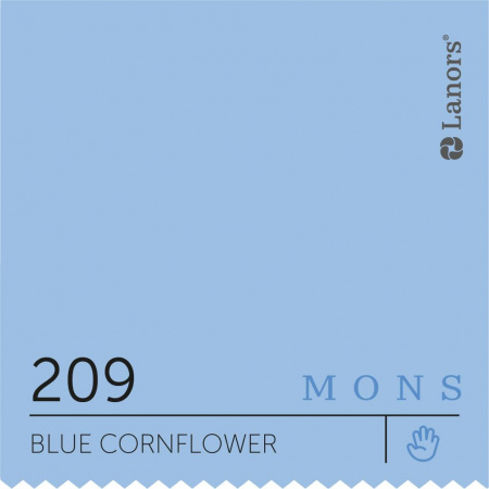 Краска Lanors Mons Цвет Blue Cornflower 209 Синий Василек Kids 4,5 Л