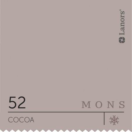 Краска Lanors Mons Цвет Cocoa 52 Какао Interior 2,5 Л