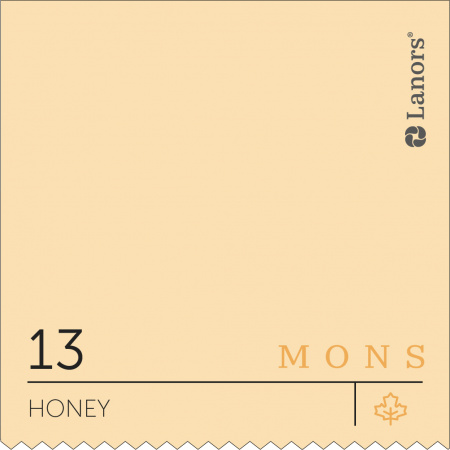 Краска Lanors Mons Цвет Honey 13 Мед Interior 4,5 Л
