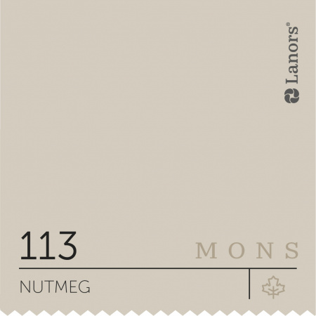 Краска Lanors Mons Цвет Nutmeg 113 Мускатный Орех Satin 4,5 Л