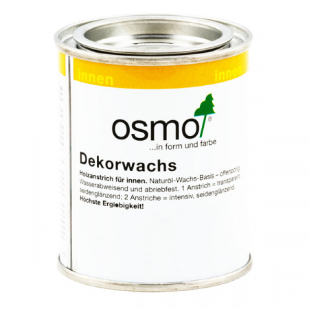 Цветное масло для дерева интенсивный тон Osmo Dekorwachs Intensive Tone Снег 3188 0,125 л