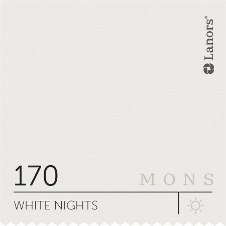 Краска Lanors Mons Цвет White Nights 170 Белые Ночи Interior 1 Л