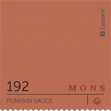 Краска Lanors Mons Цвет Pumpkin Sauce 192 Тыквенный Соус Exterior 4,5 Л