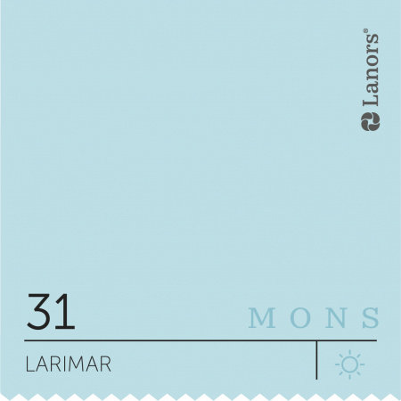 Краска Lanors Mons Цвет Larimar 31 Ларимар Interior 0,2 Л
