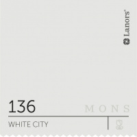 Краска Lanors Mons Цвет White City 136 Белый Город Interior 0,2 Л