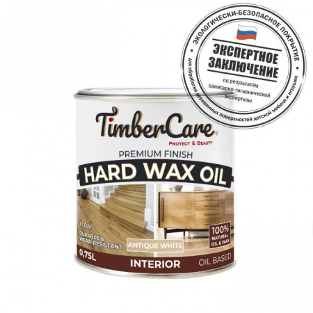 Защитное масло с твердым воском TimberCare Hard Wax Oil Темный дуб Dark Oak 0,75 л