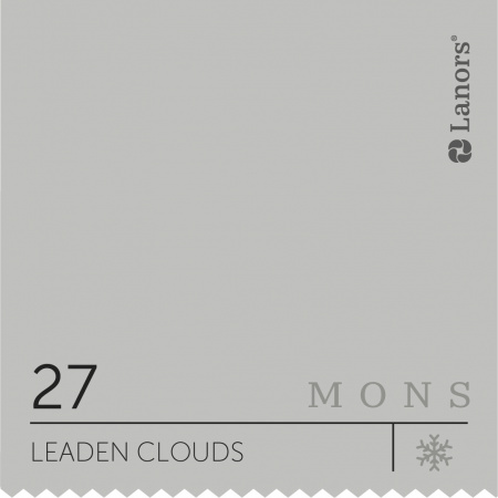 Краска Lanors Mons Цвет Leaden Clouds 27 Свинцовые Облака Eggshell 2,5 Л