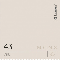 Краска Lanors Mons Цвет Veil 43 Вуаль Interior 0,2 Л