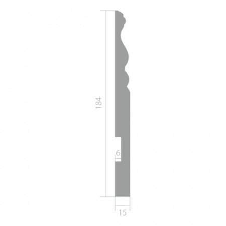 Плинтус Ultrawood Base 5074 W