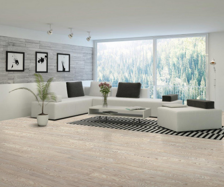 Паркетная доска Tarkett Salsa Дуб Aйсберг браш Oak Iceberg BR фото 2