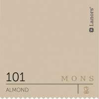 Краска Lanors Mons цвет Almond 101 Миндаль Interior 0,2 л