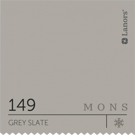 Краска Lanors Mons Цвет Grey Slate 149 Серый Сланец Interior 4,5 Л