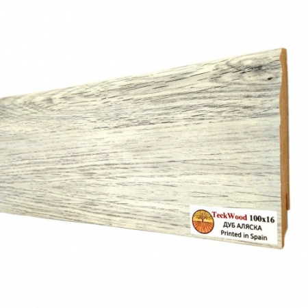 Плинтус TeckWood фигурный дуб Аляска 100×16