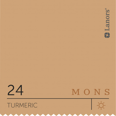 Краска Lanors Mons Цвет Turmeric 24 Куркума Eggshell 1 Л