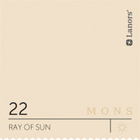 Краска Lanors Mons Цвет Ray of Sun 22 Луч Солнца Interior 0,2 Л