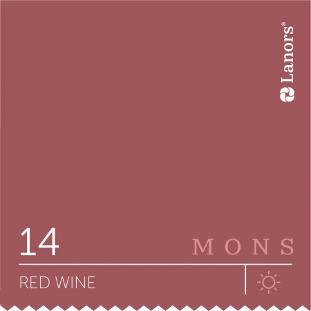Краска Lanors Mons цвет Red Wine 14 Красное вино