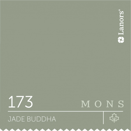 Краска Lanors Mons Цвет Jade Buddha 173 Нефритовый Будда Eggshell 2,5 Л