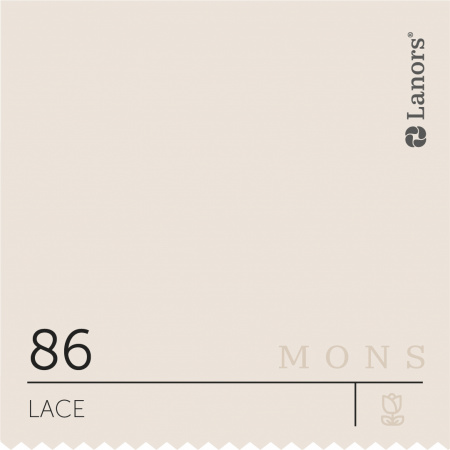Краска Lanors Mons Цвет Lace 86 Кружево Interior 2,5 Л