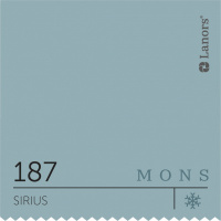 Краска Lanors Mons Цвет Sirius 187 Сириус Interior 0,2 Л