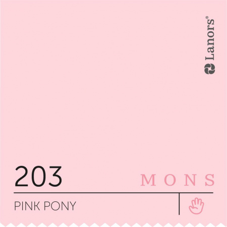 Краска Lanors Mons Цвет Pink Pony 203 Розовый Пони Kids 4,5 Л