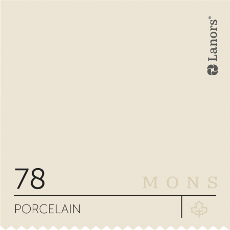 Краска Lanors Mons Цвет Porcelain 78 Фарфор Eggshell 2,5 Л
