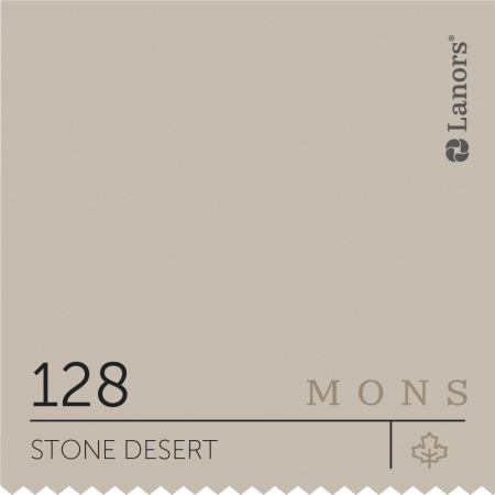 Краска Lanors Mons Цвет Stone Desert 128 Каменная Пустыня Satin 1 Л